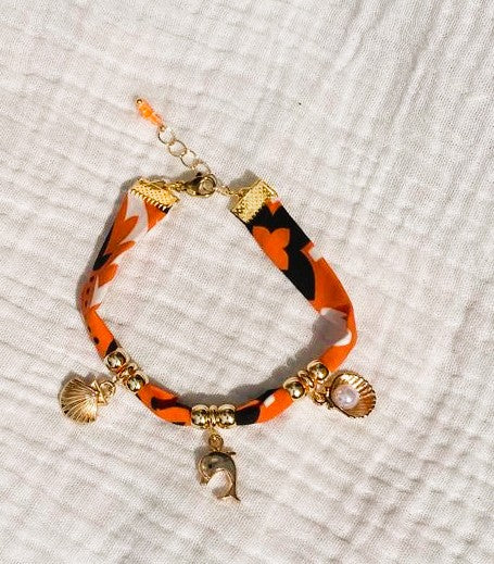 Bracelet bandana orange