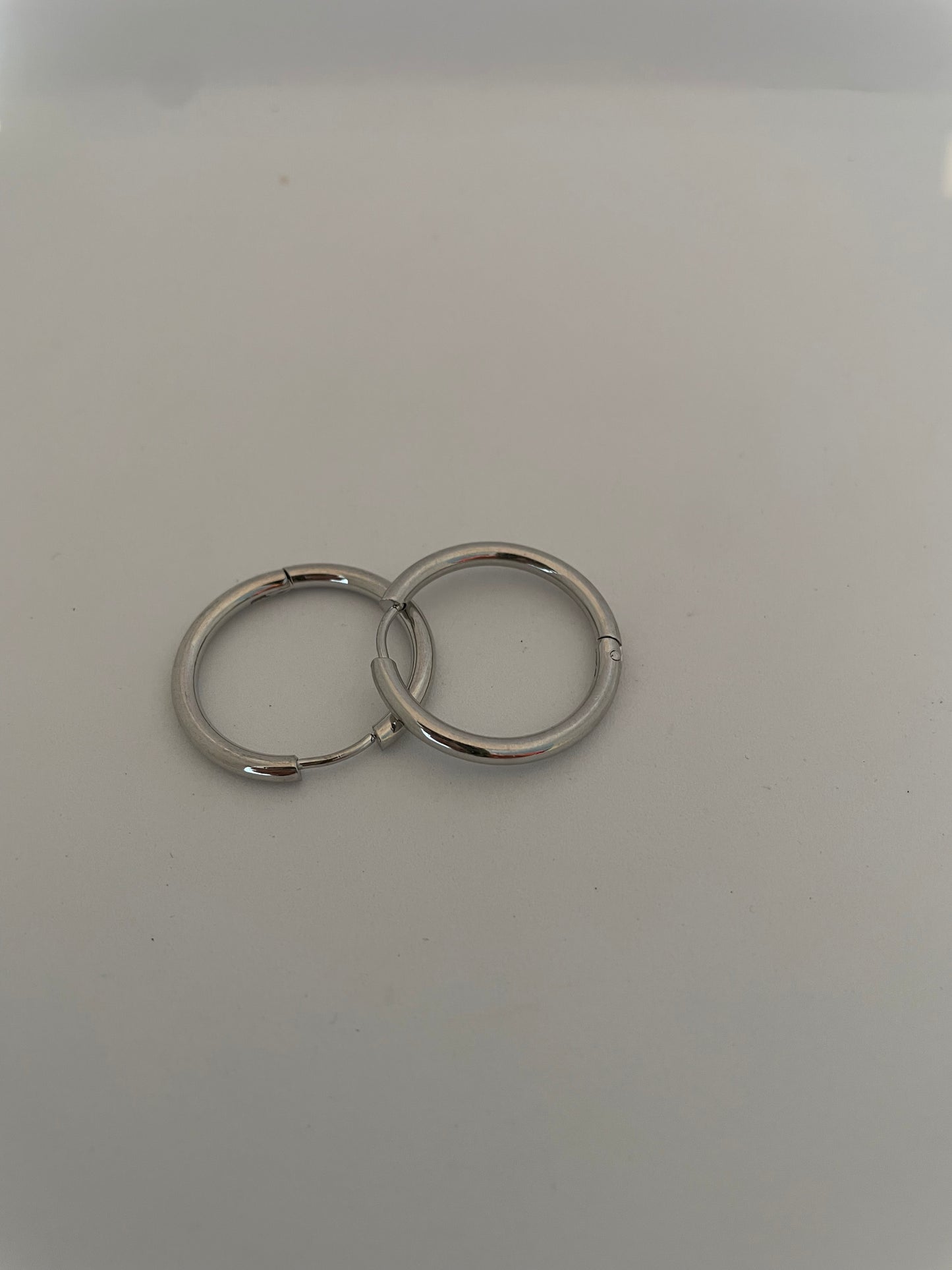 Créoles plaqué Argent - 2,6 cm