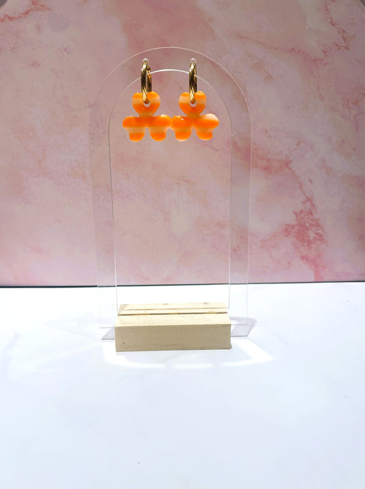 Rayées fluo orange