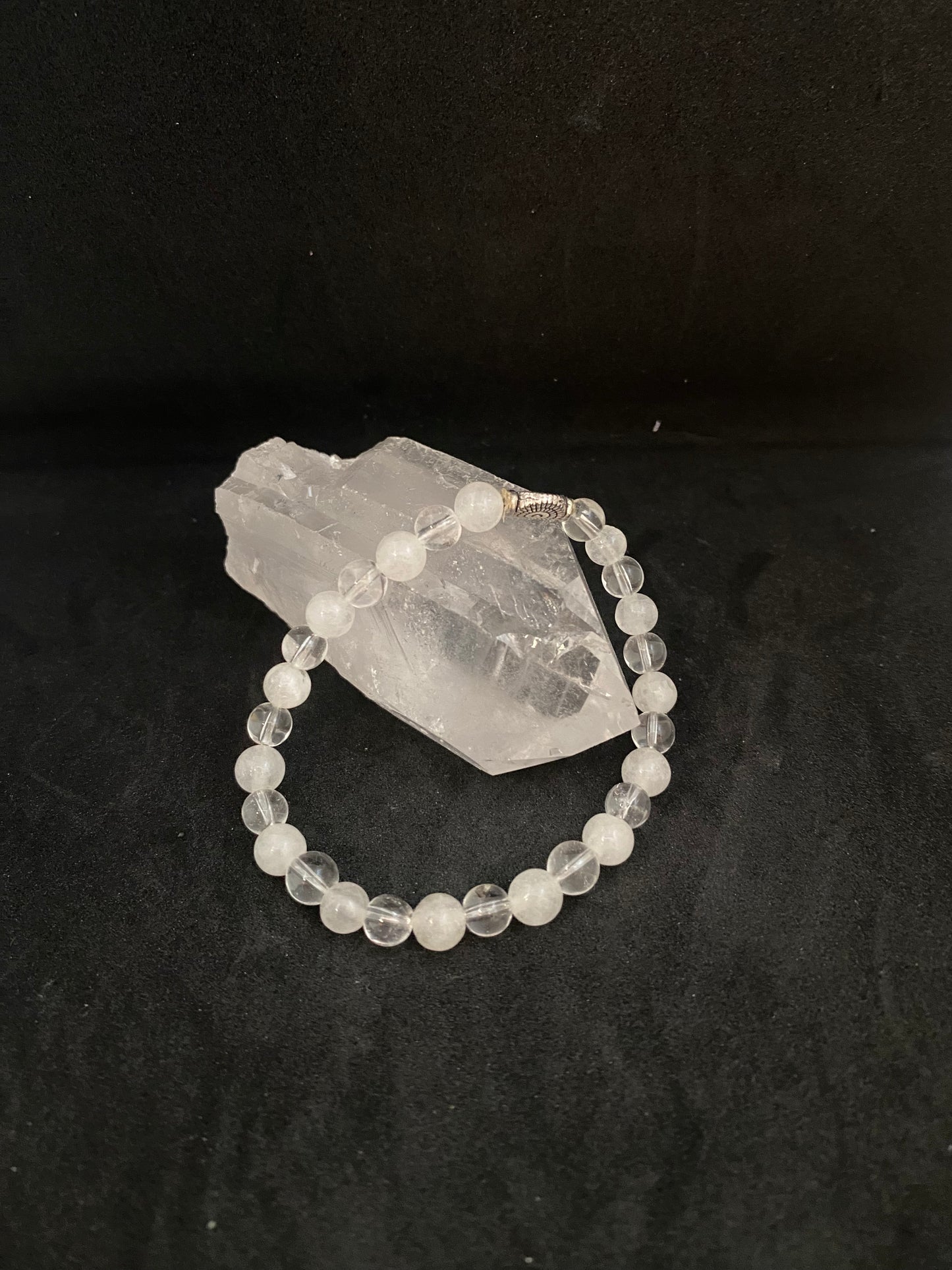 Cristal de Roche (6mm-breloque)