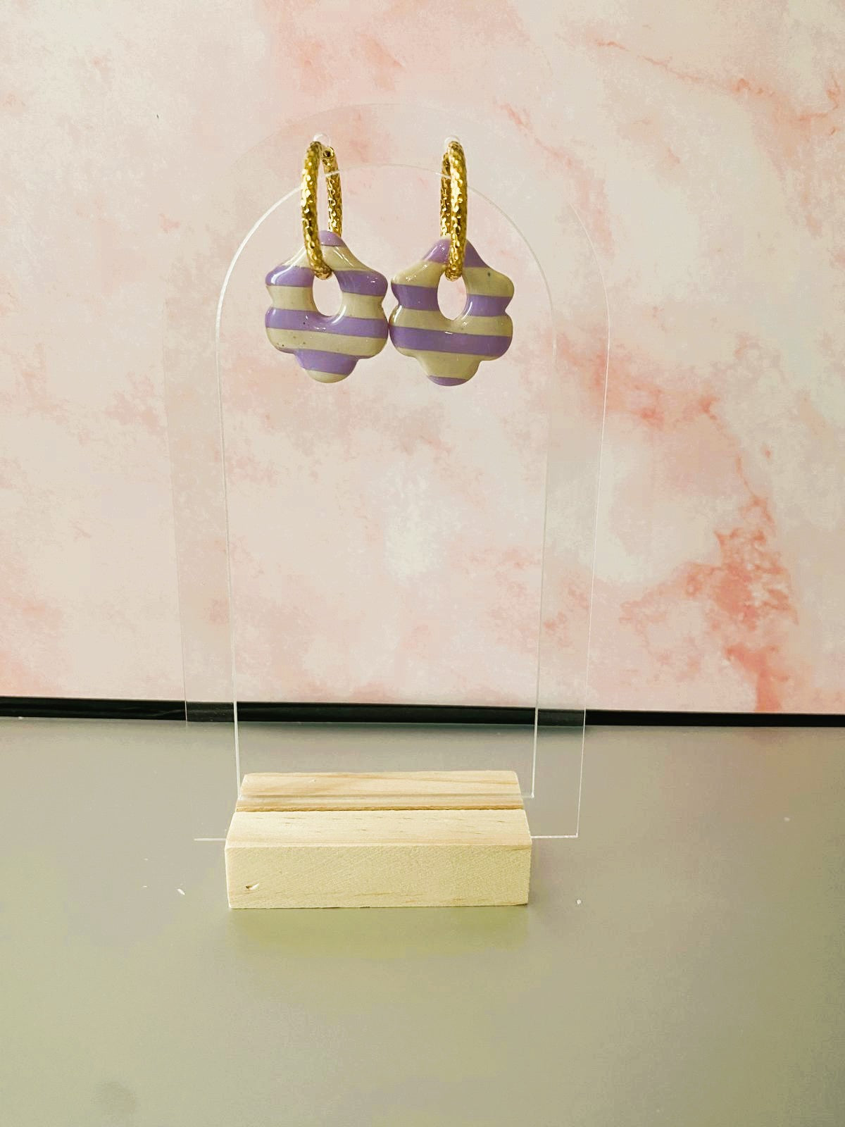 Rayées violettes