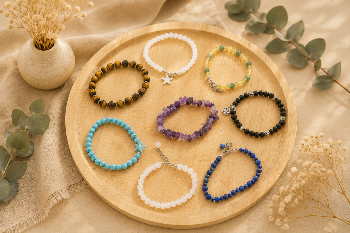 Nos bracelets en perles naturelles