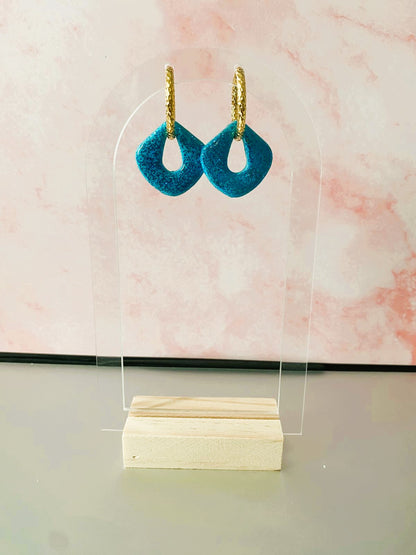 Pailletées bleues (base bleue)