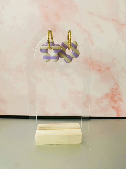 Rayées violettes