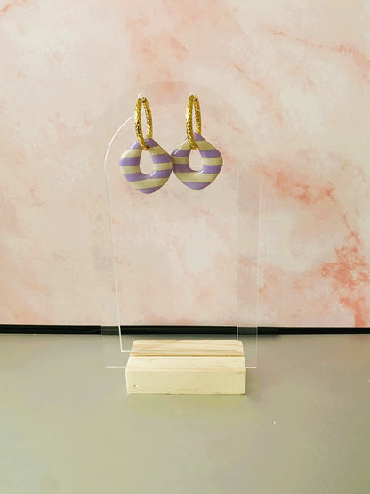 Rayées violettes