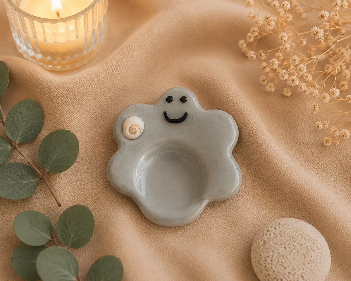 Trésor d'apaisement Smiley gris