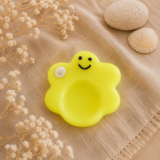 Trésor d'apaisement Smiley jaune fluo