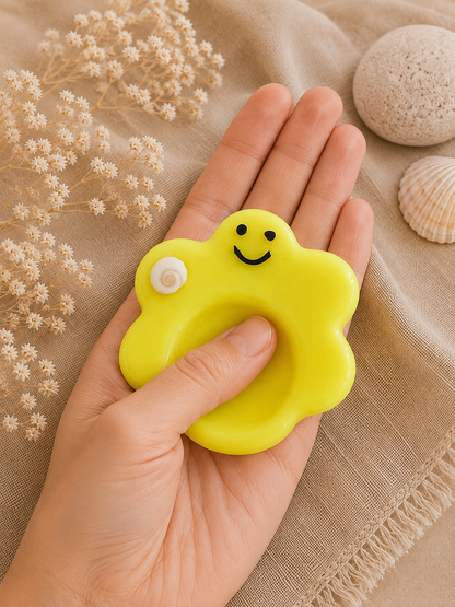 Trésor d'apaisement Smiley jaune fluo