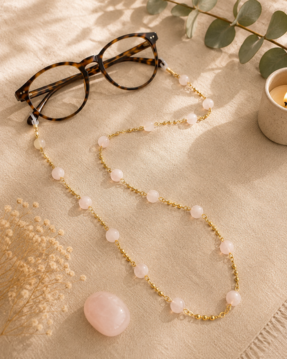 Cordons à lunette Quartz rose