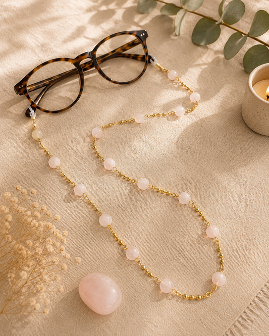 Cordons à lunette Quartz rose