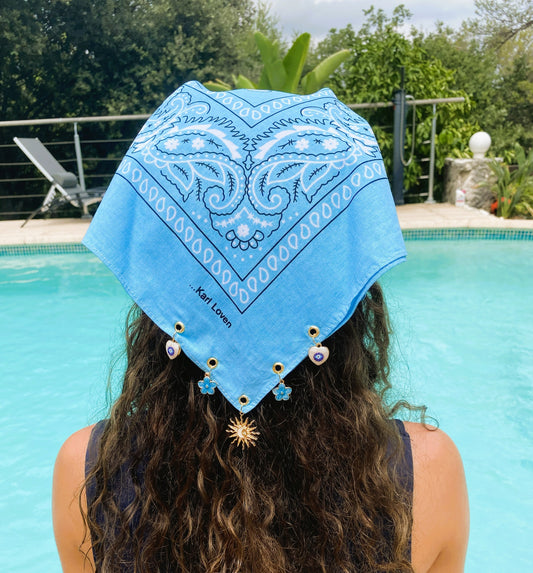 Bandanas bleu