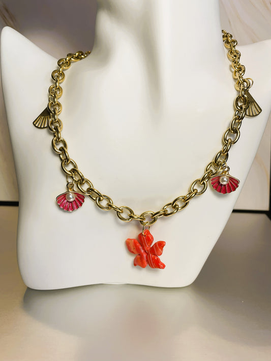 Collier grosses mailles