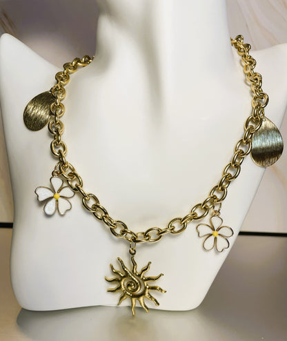 Collier grosses mailles