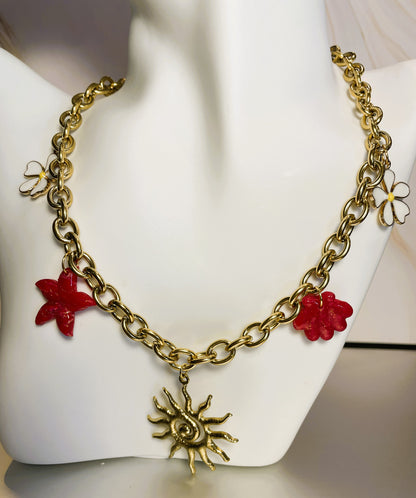 Collier grosses mailles