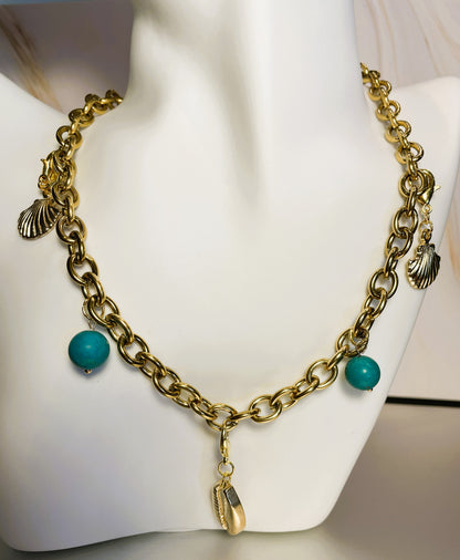 Collier grosses mailles