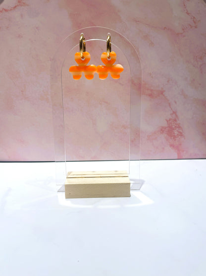 Rayées fluo orange