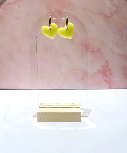 Rayées fluo jaune