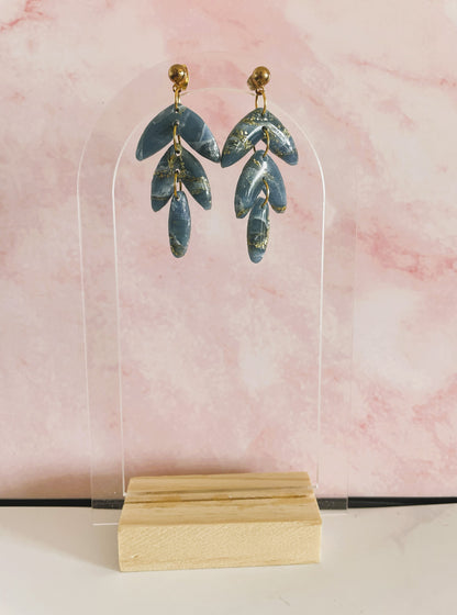 Boucles longues fleurs