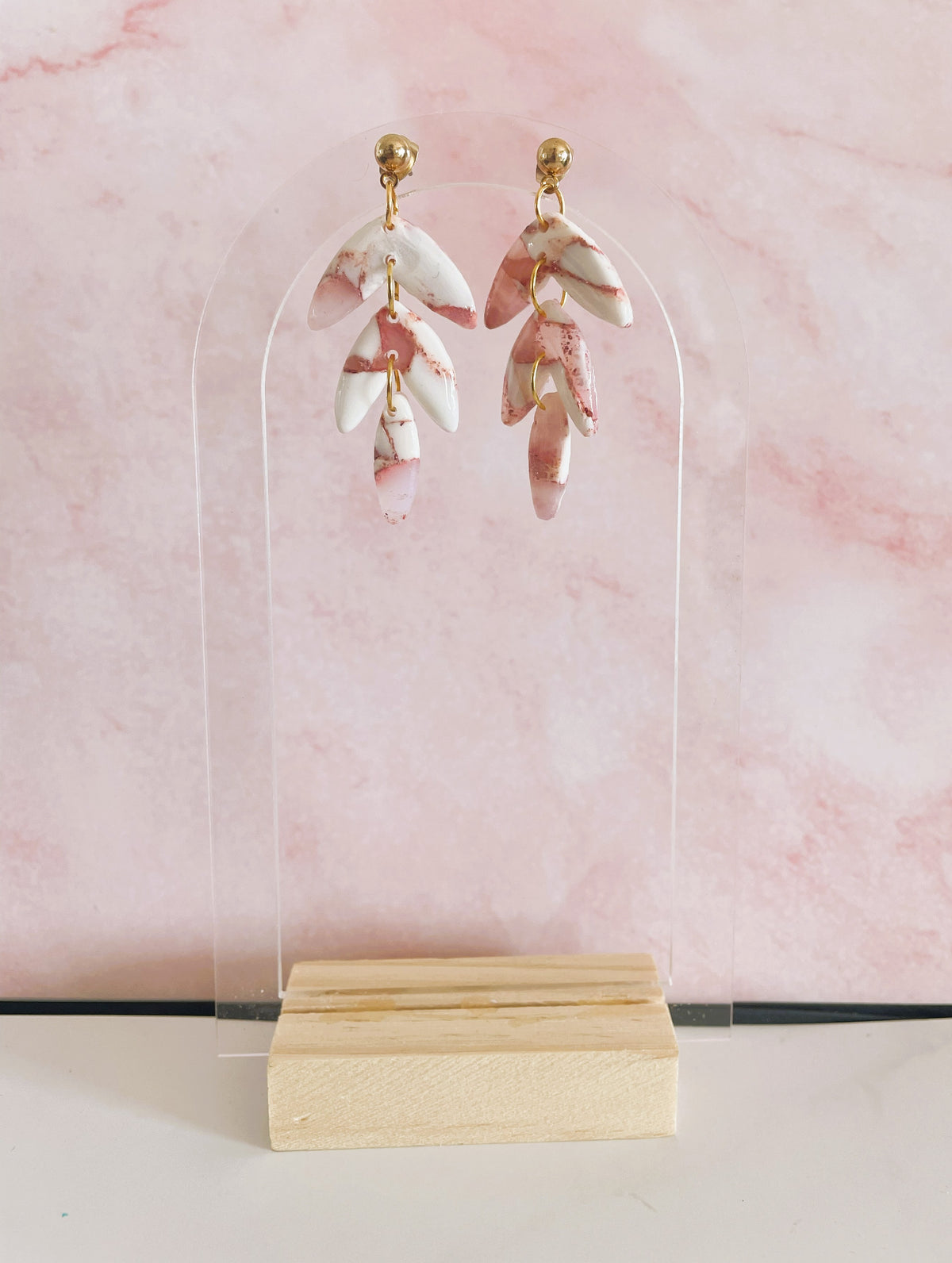Boucles longues fleurs