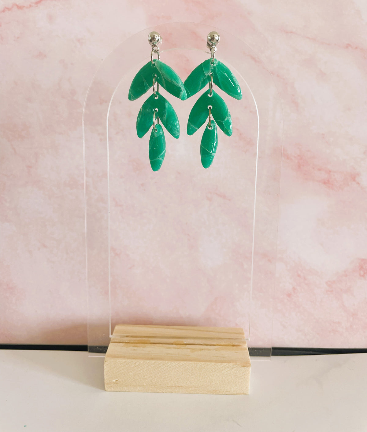 Boucles longues fleurs
