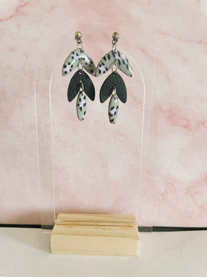 Boucles longues fleurs