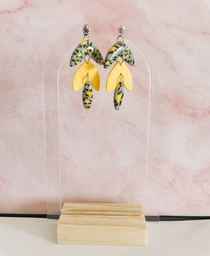 Boucles longues fleurs
