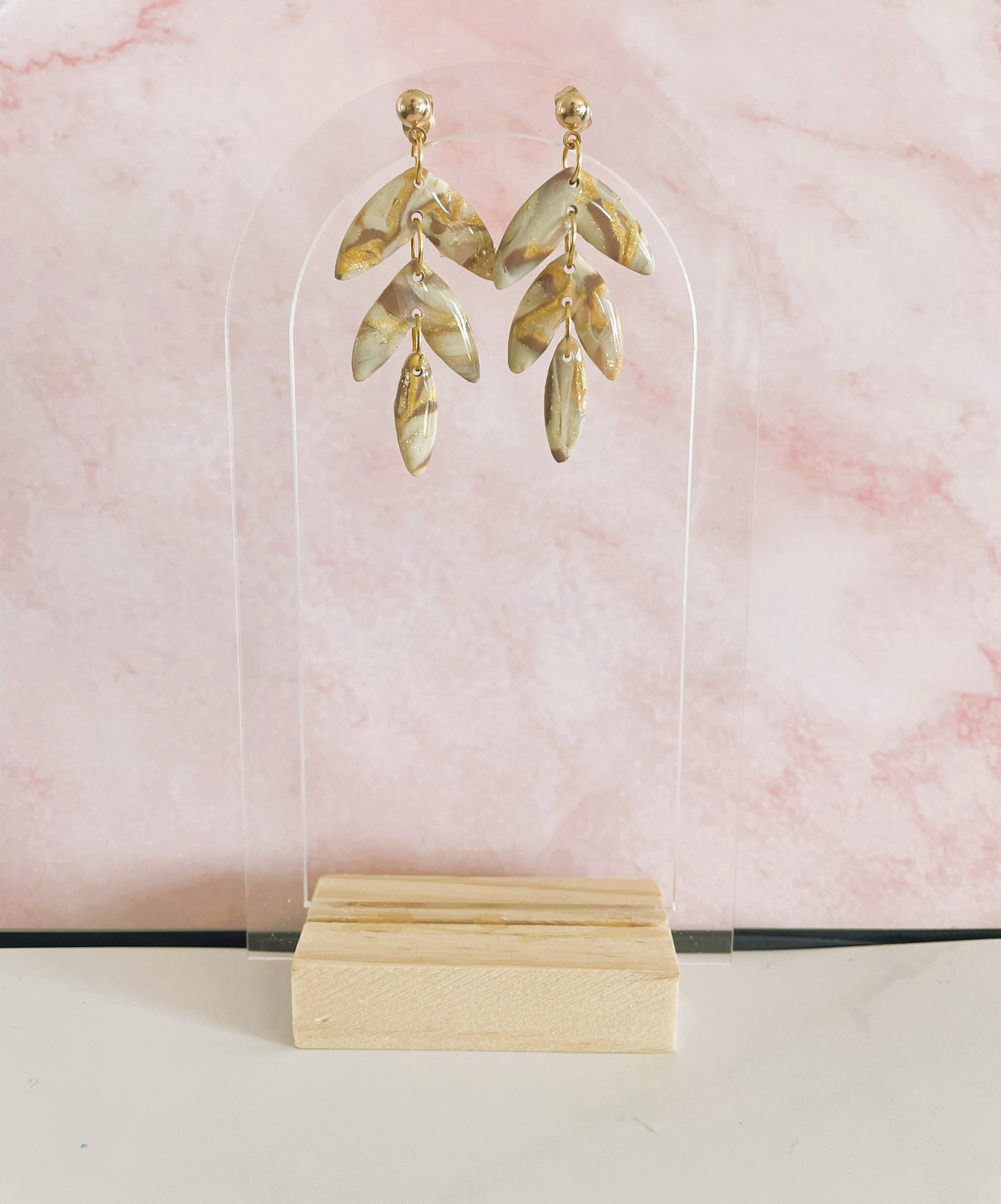 Boucles longues fleurs