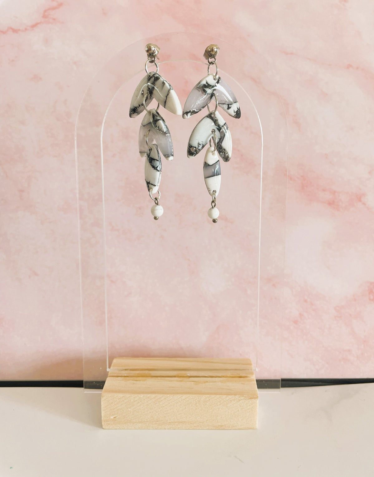 Boucles longues fleurs
