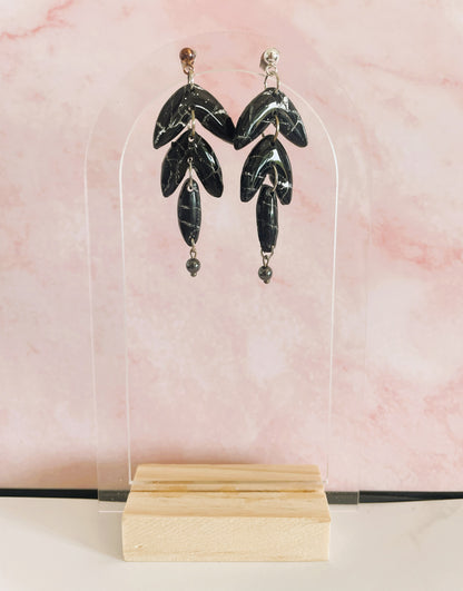 Boucles longues fleurs