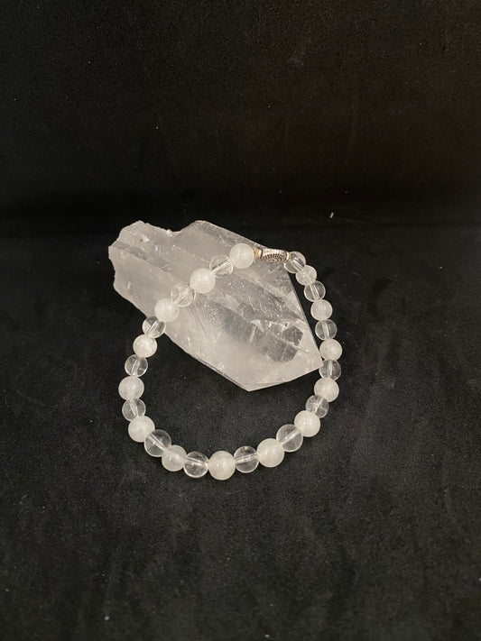 Cristal de Roche (6mm-breloque)