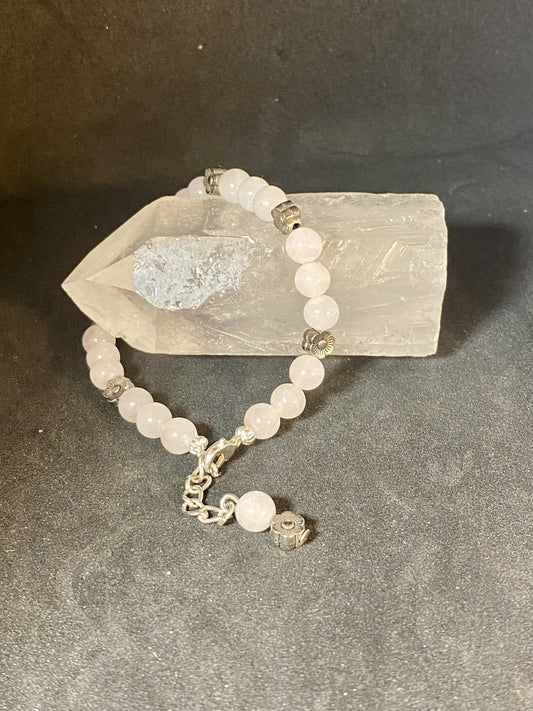 Quartz rose (6mm - ajustable)