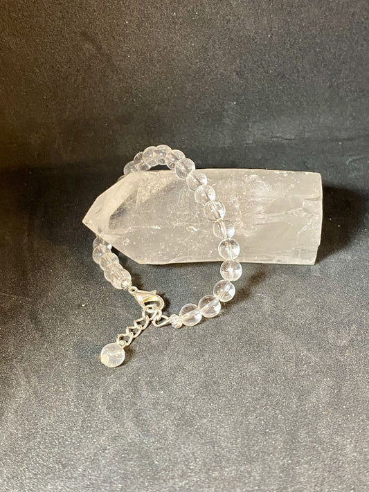Cristal de roche (6mm - ajustable)