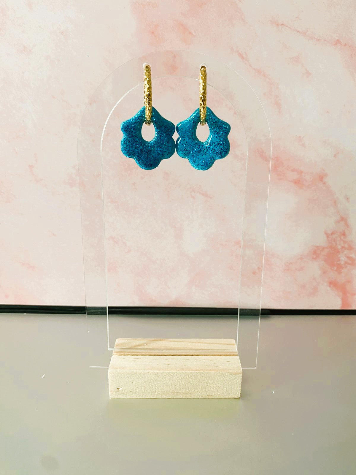 Pailletées bleues (base bleue)