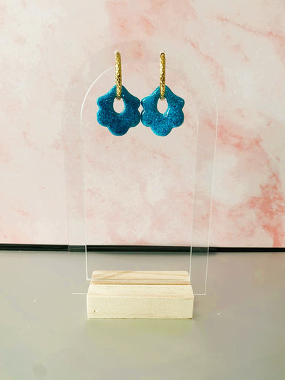 Pailletées bleues (base bleue)